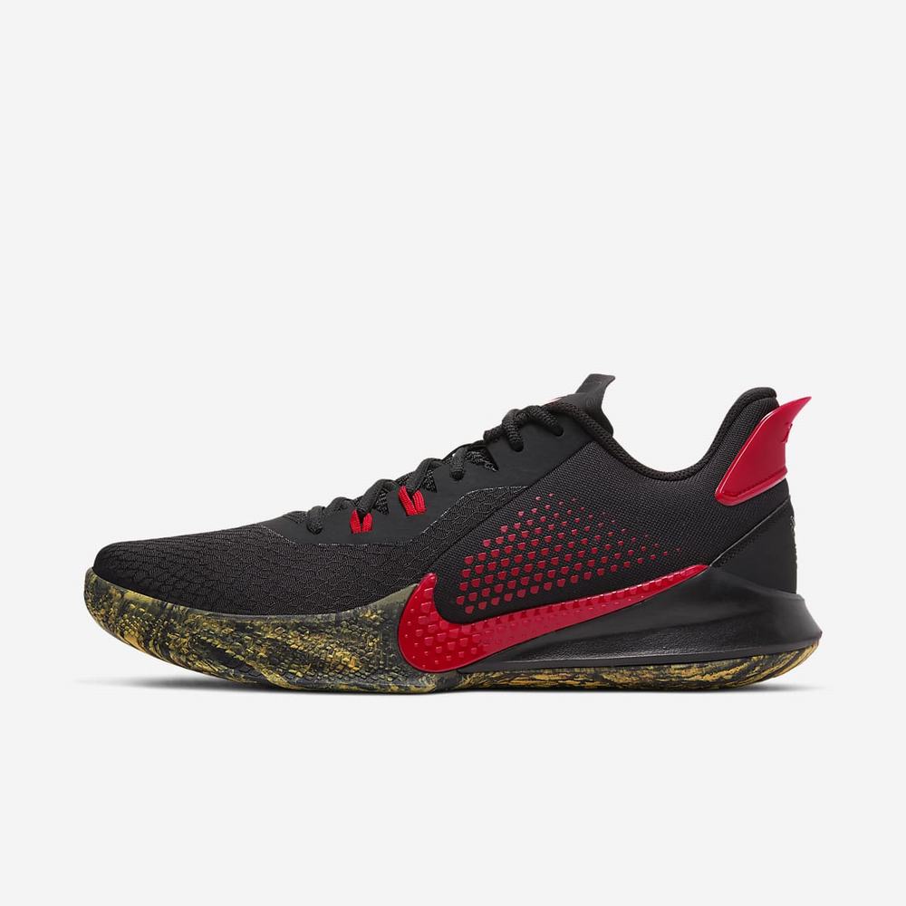 Chaussure De Basket Nike Mamba Fury Noir 0671-935 Black/University Gold/University Red Femme | CZQ-93945115